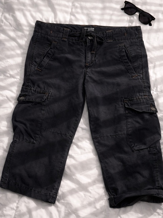 Polo Ralph Lauren Pants - Polo Ralph Lauren Jeans Low Rise Cargo Bermuda Shorts Black Utility Women's 4